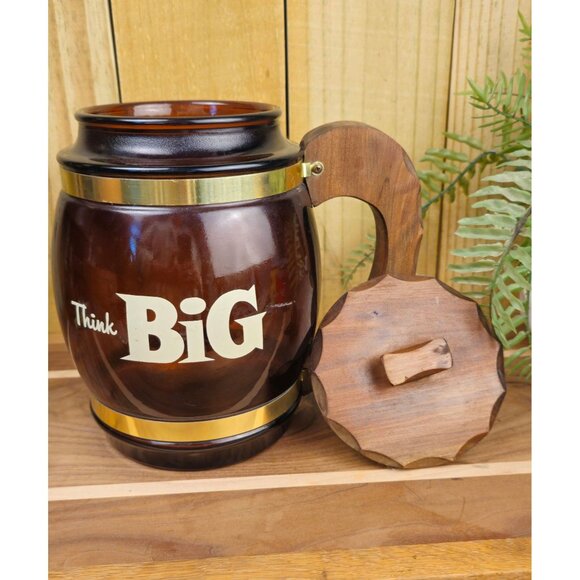 Vintage Siesta Ware "Think Big" Cookie Jar - Picture 10 of 10